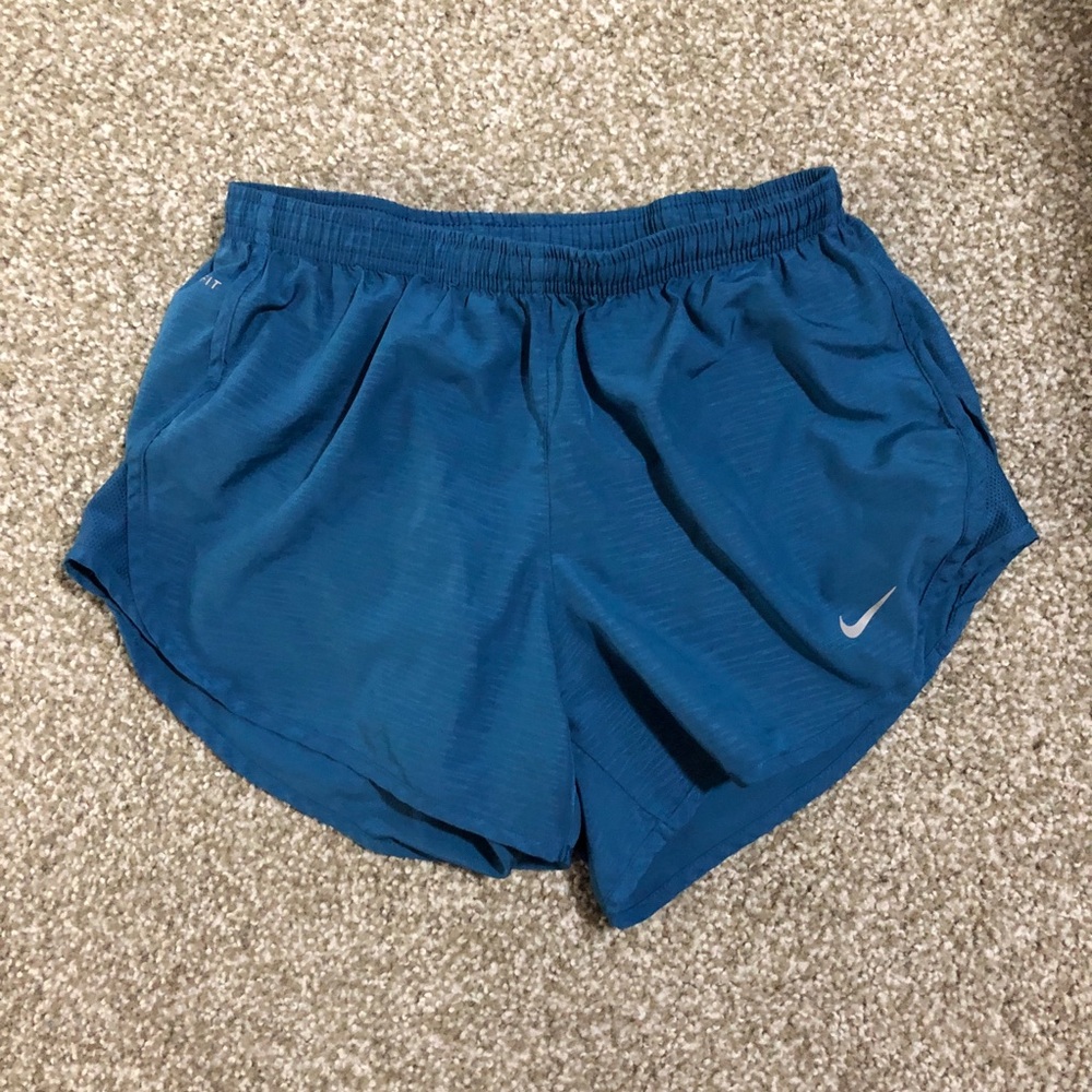 Nike Dri-FIT Teal Blue Shorts Size Small - EUC